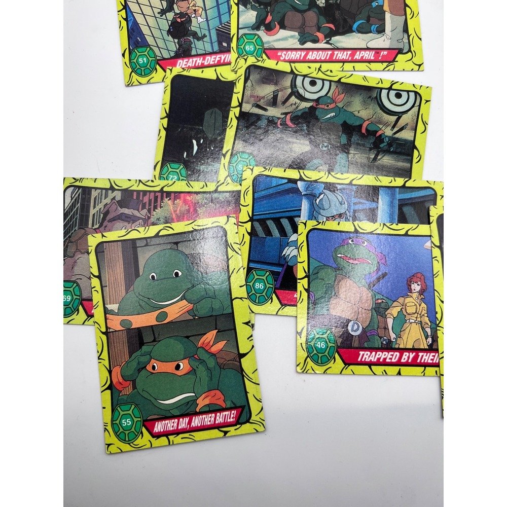 1989 Topps Teenage Mutant Ninja Turtles Trading Cards Lot of 11 Splinter Sticker - Picture 3 of 9